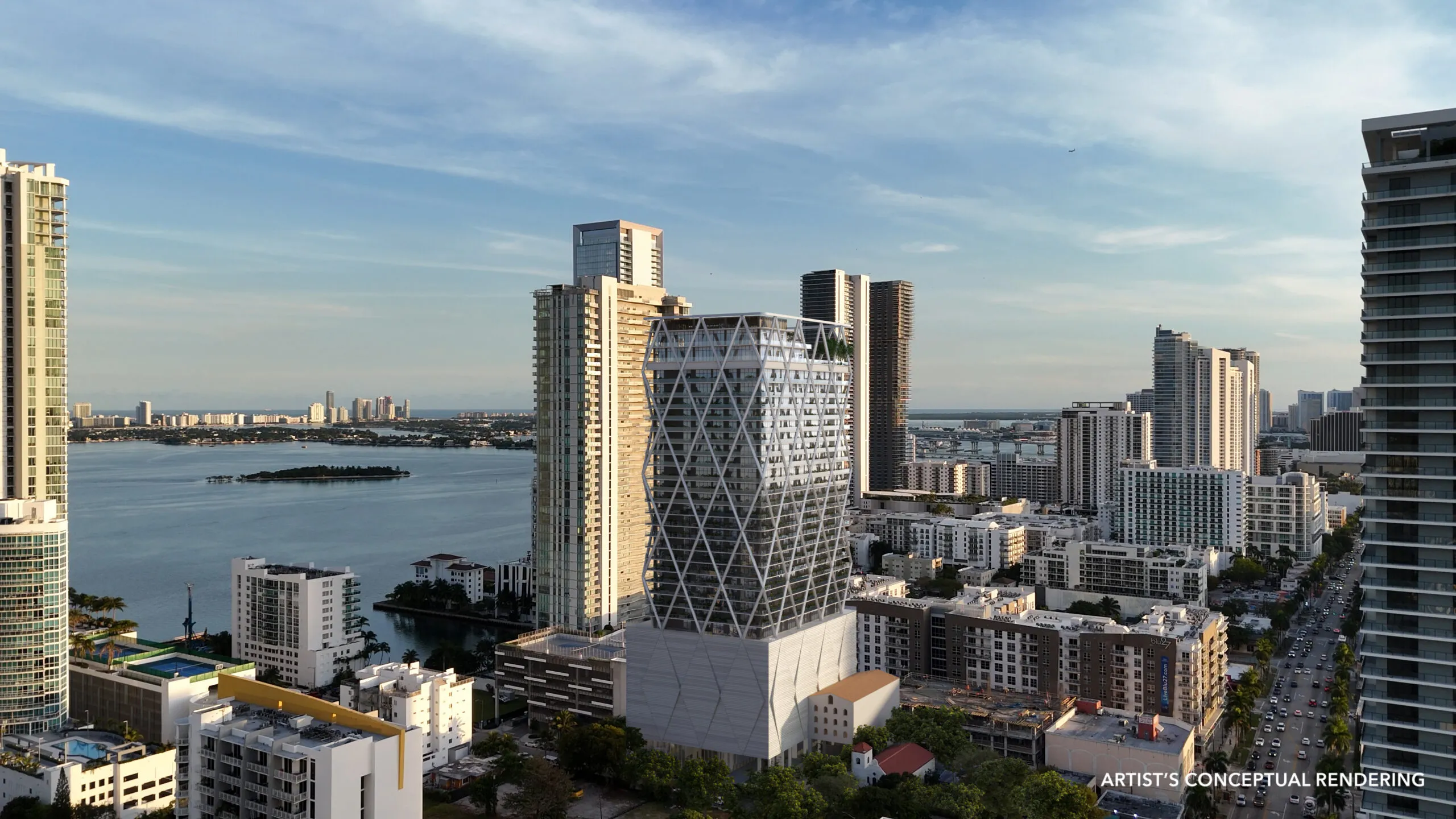 Edgewater Miami bayfront luxury towers