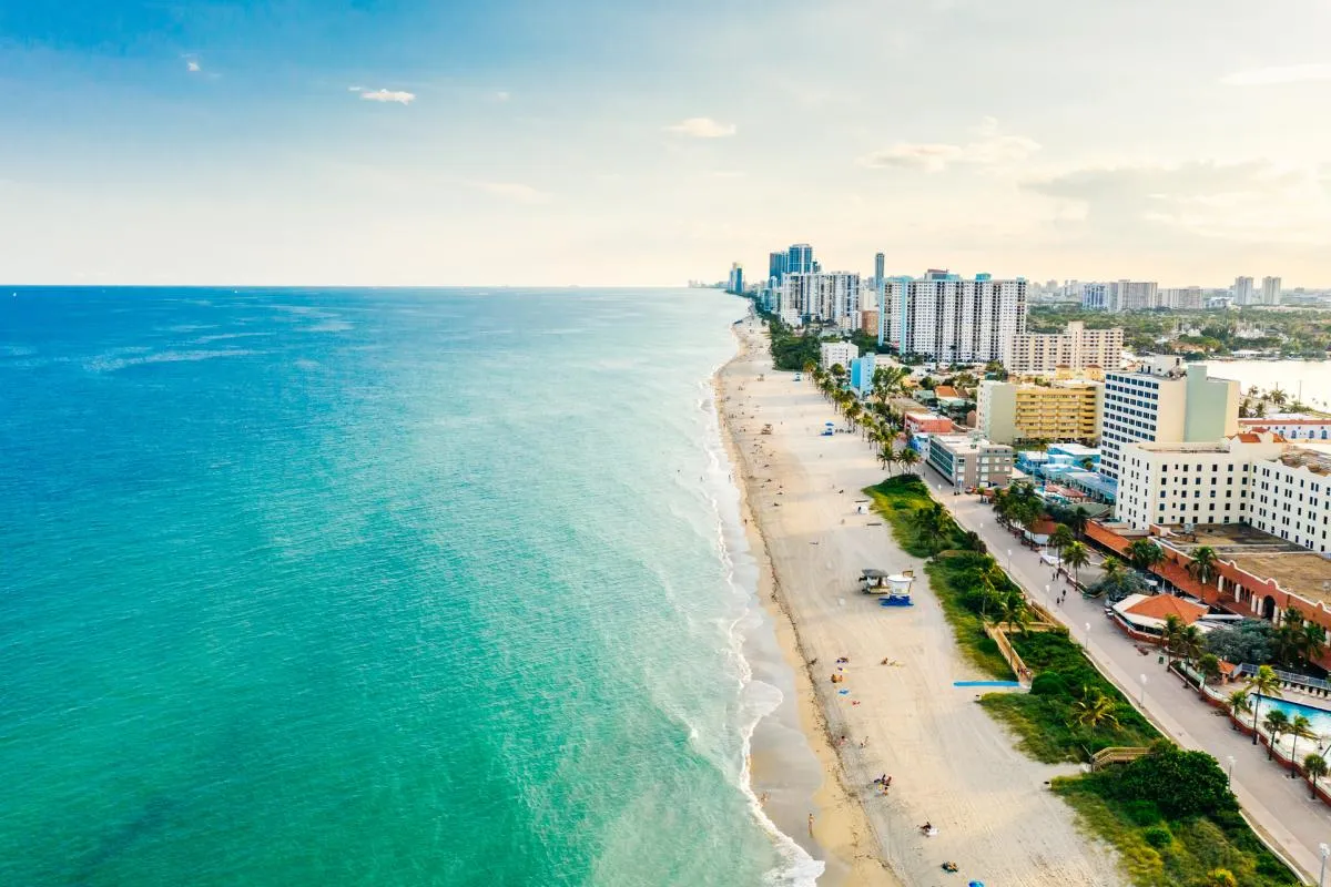 Hollywood Florida Broadwalk beachfront