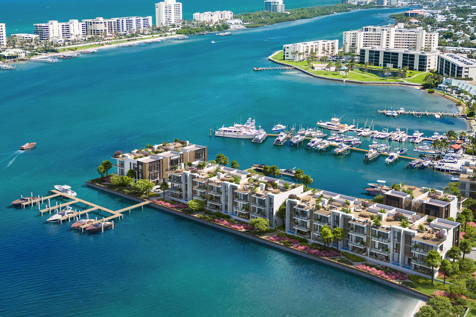 Forté Luxe Aerial Peninsula View