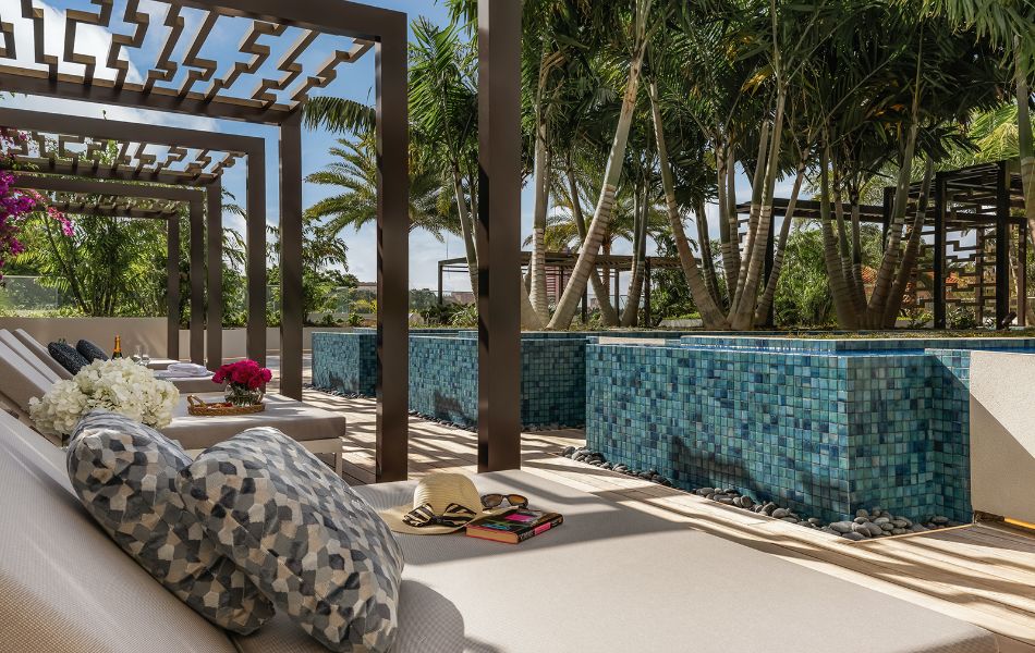 Alina Residences Shaded Pergola Lounge