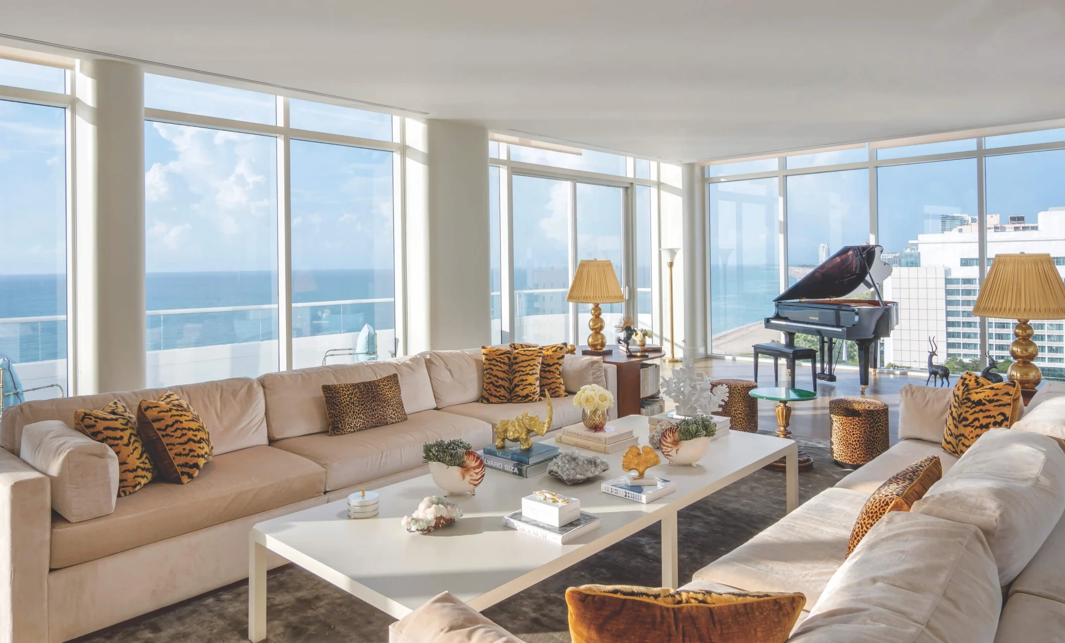 Faena House Grand Living Room Ocean View