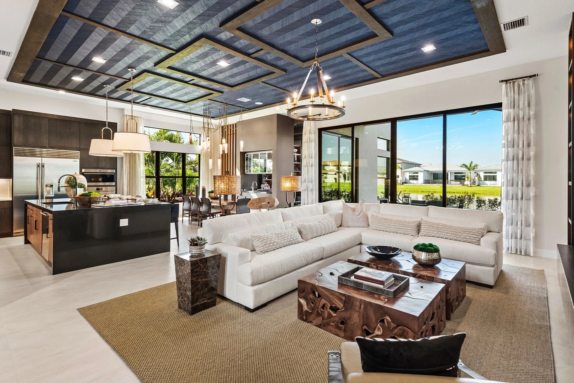 Lotus Edge Çift Yükseklik Oturma Odası