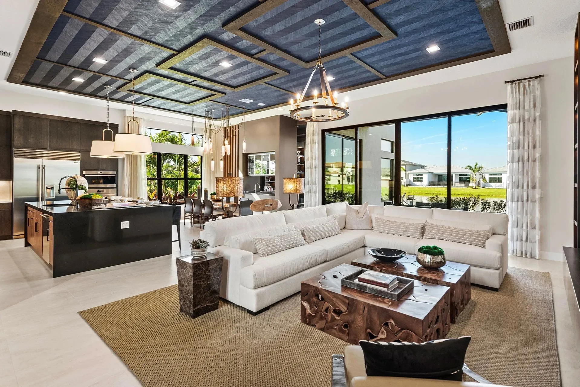 Lotus Edge Double Height Living Room