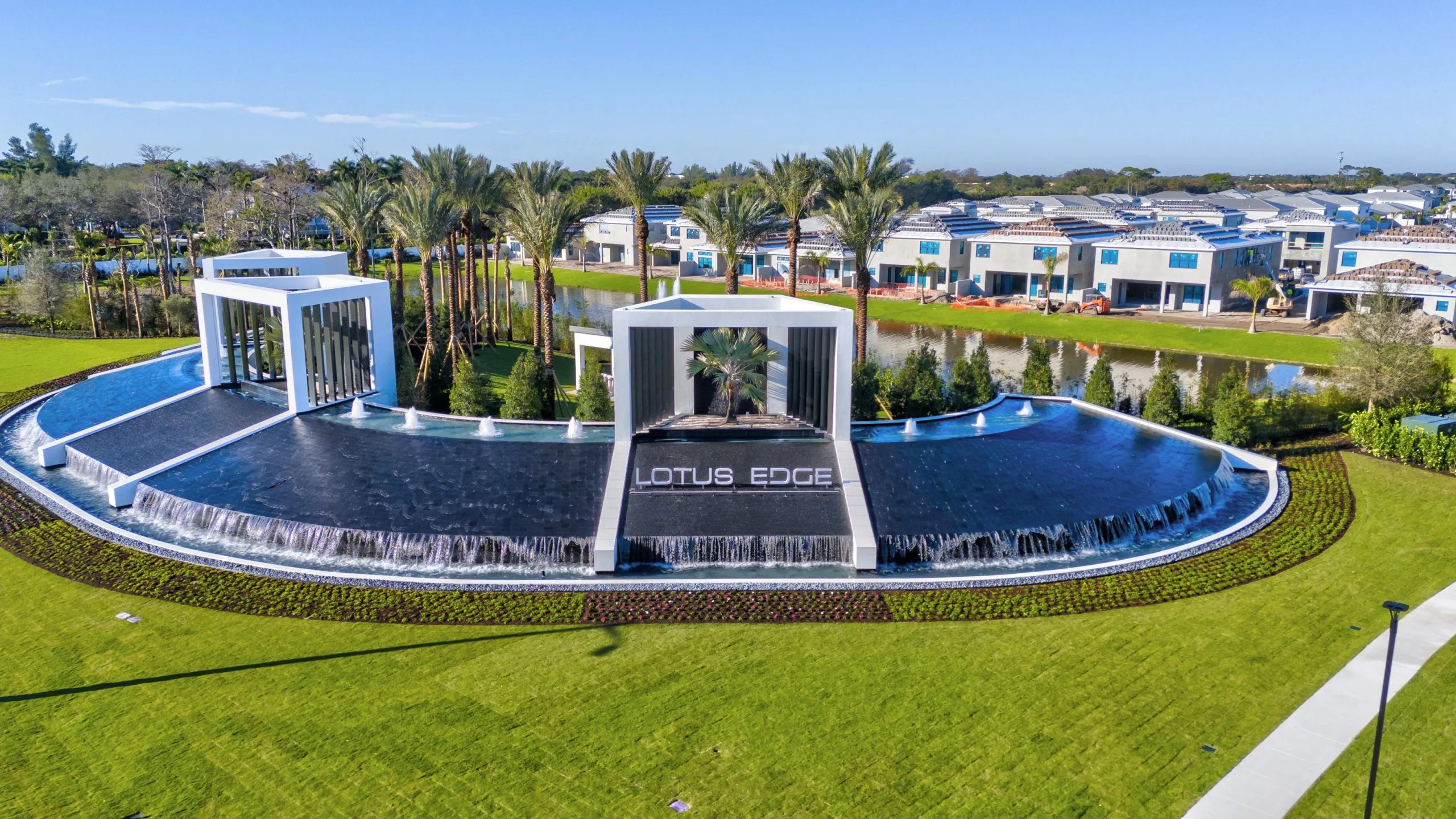 Lotus Edge Aerial Pool View Boca Raton