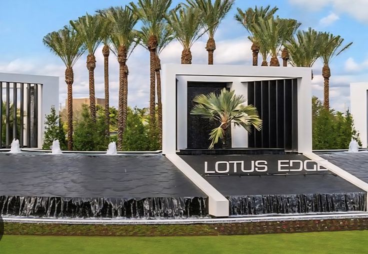 Lotus Edge Monument Sign