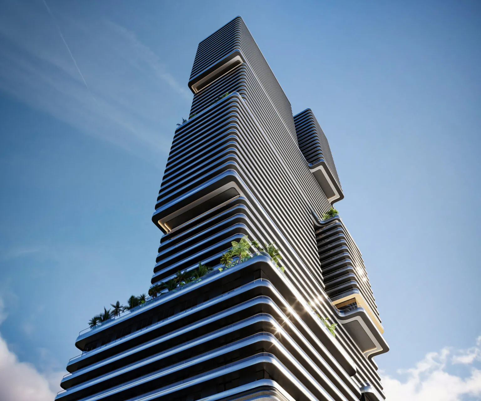 Mercedes-Benz Places Stacked Cube Architecture