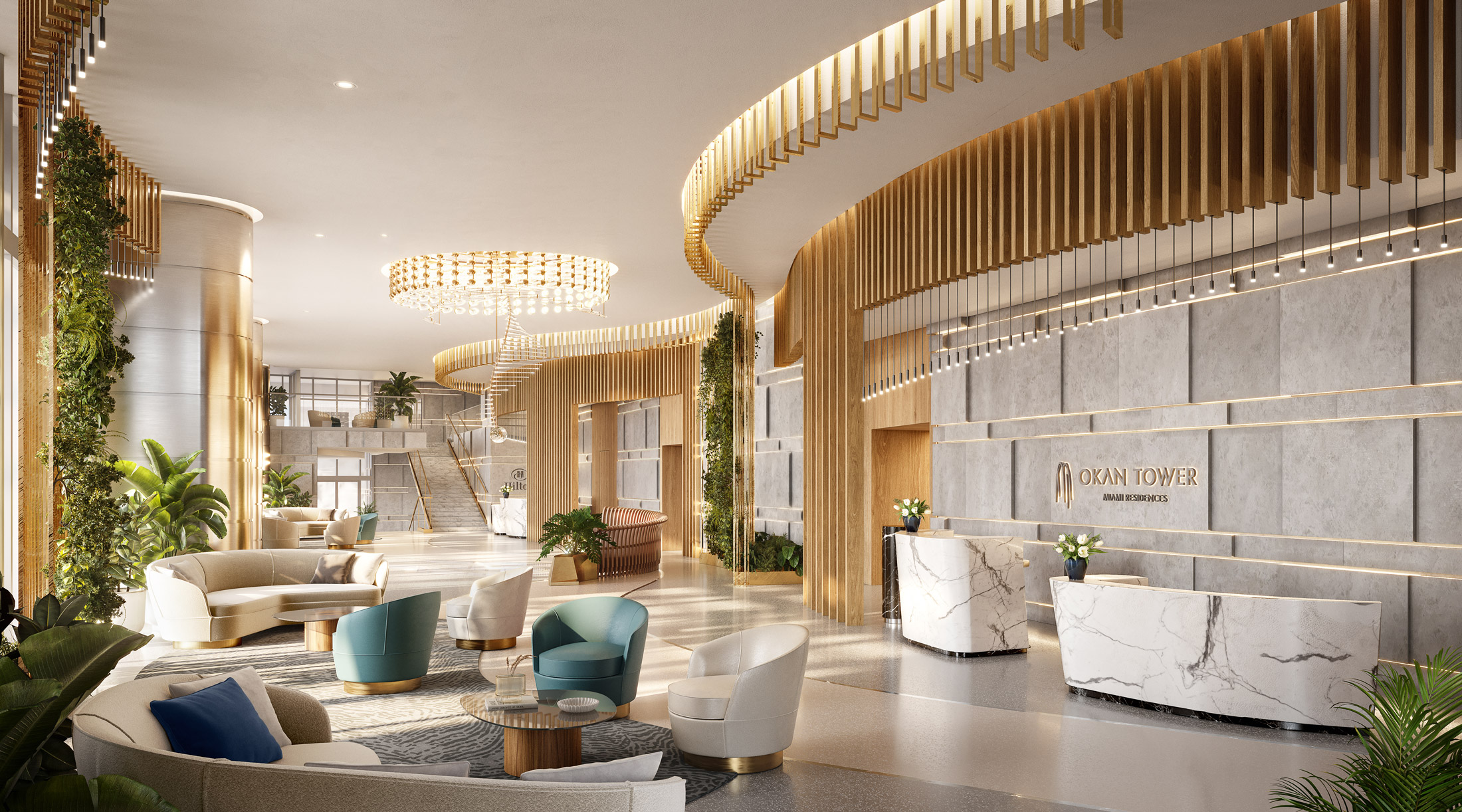 Okan Tower Organic Design Living Space