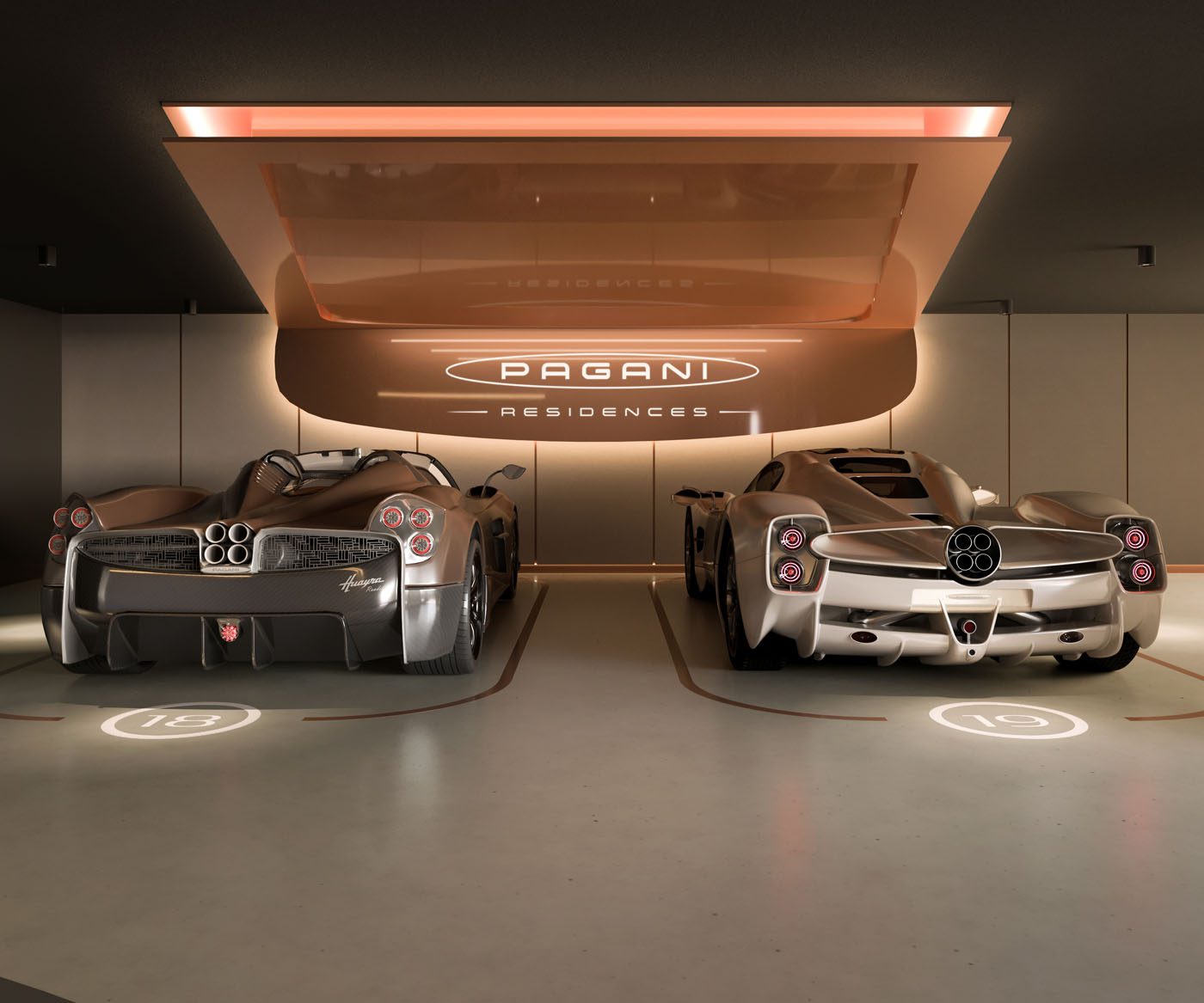 Pagani Collector's Hypercar Garage
