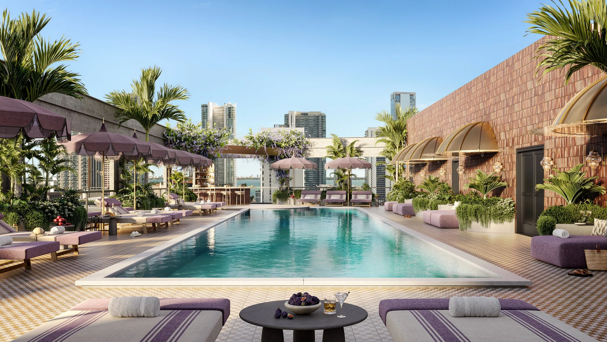 The Rider Rooftop Sunset