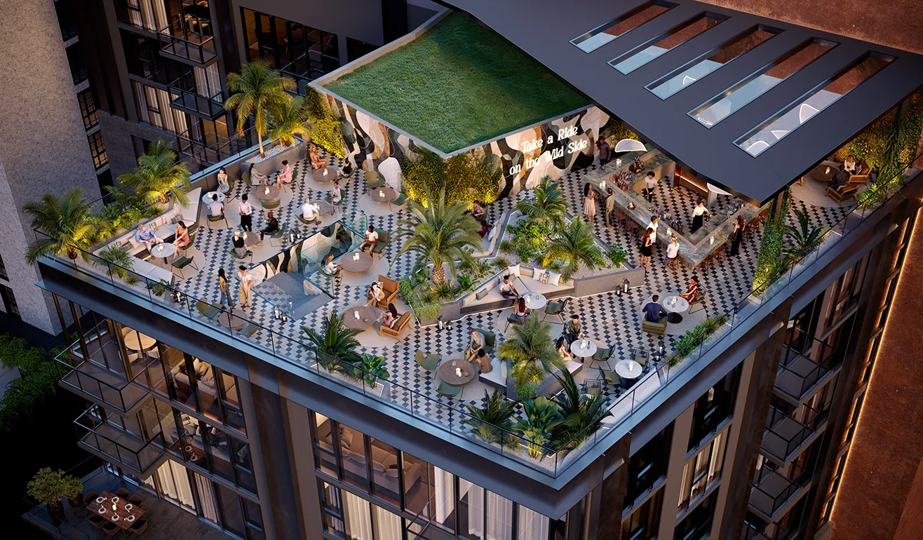 The Rider Industrial Living Room