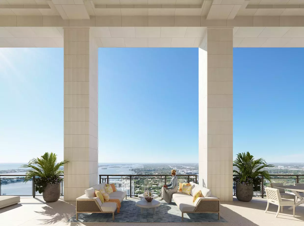 South Flagler House Intracoastal Views Terrace