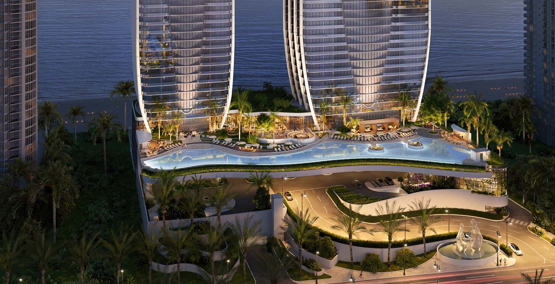 St. Regis Oceanfront Pool Amenities