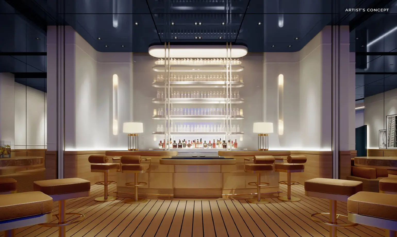 Ritz-Carlton White Kitchen Island