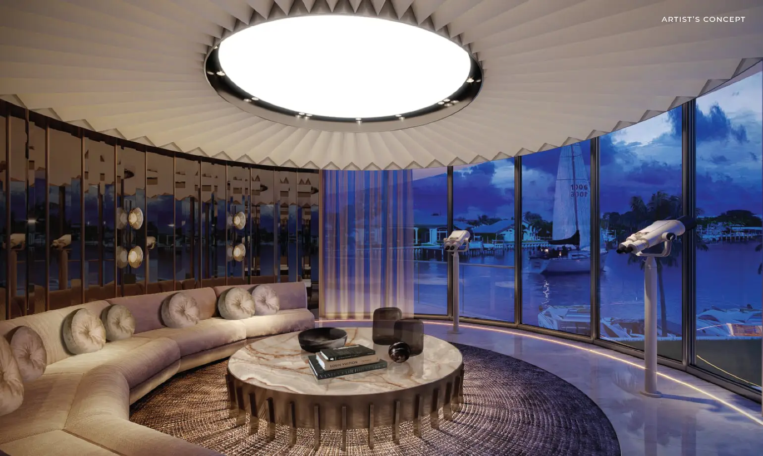 Ritz-Carlton Master Bath with Intracoastal View