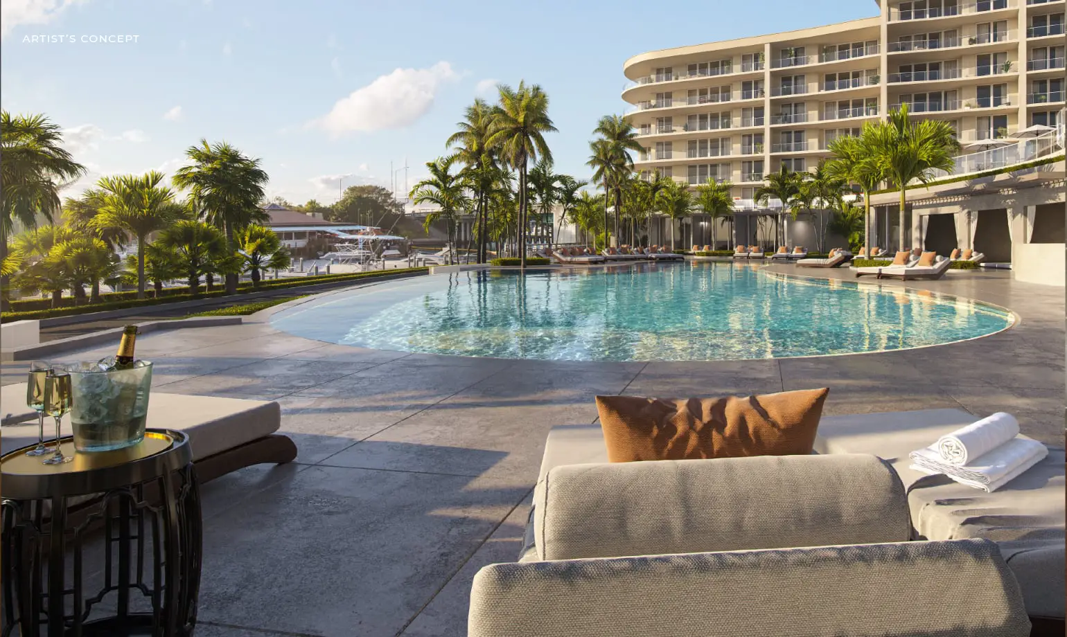 Ritz-Carlton Infinity Pool Intracoastal