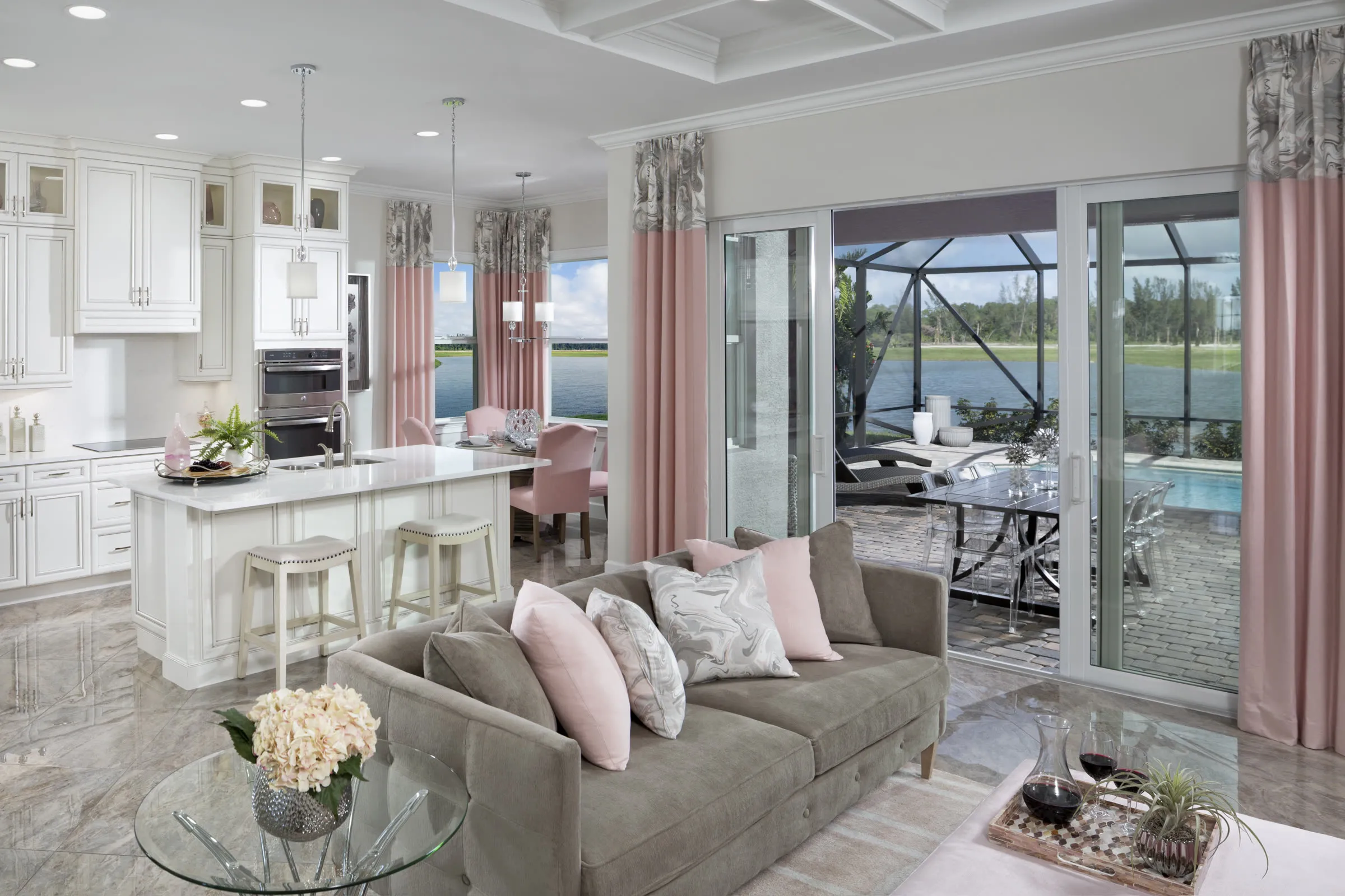 Westlake Minto outdoor living lanai — Palm Beach County FL